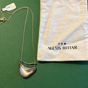Alexis Bittar crystal and lucite necklace.